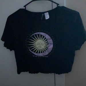h&m crop top never been worn